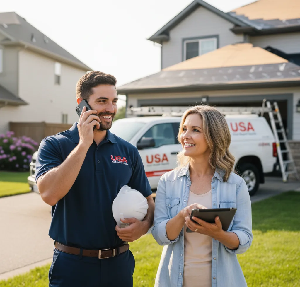 USA Roof Repair Experts customer support in North Ogden